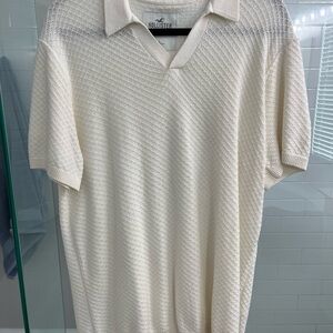 Hollister Men's Open V Knit Polo